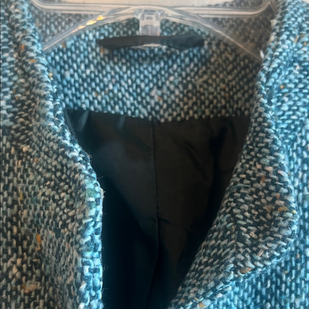 Blue Tweed Blazer - Picture 4 of 6